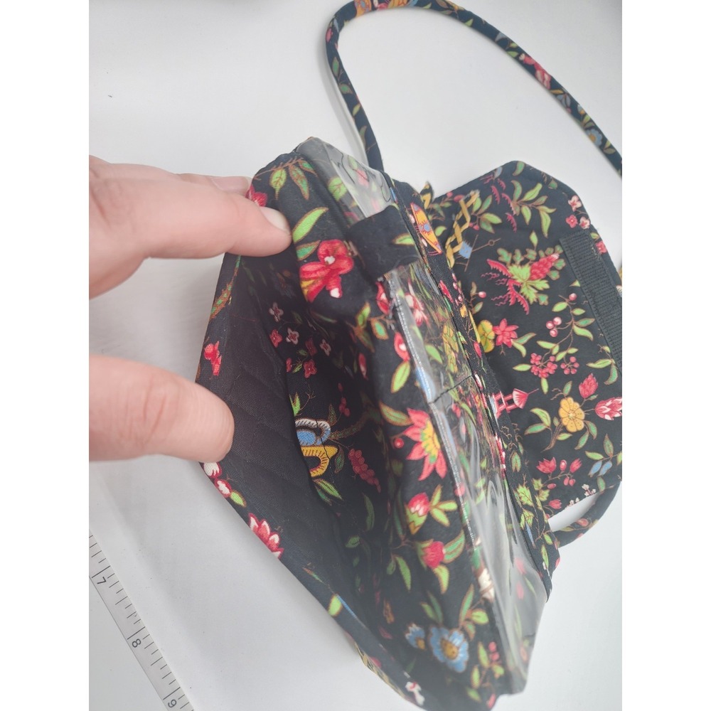 Vintage Vera Bradley Tote Purse And Crossbody Wallet Set- Ming Pattern- EUC - Picture 5 of 12